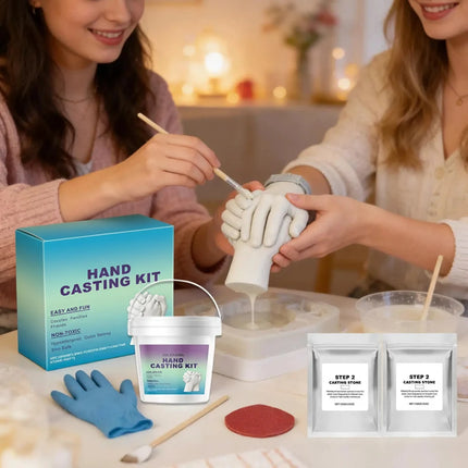 Hand Casting Kit for Mother's Day Keepsake | DIY Family Memory Mold for Special Occasions
