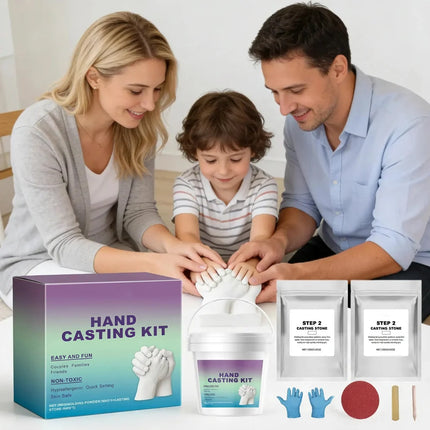 Hand Casting Kit for Mother's Day Keepsake | DIY Family Memory Mold for Special Occasions