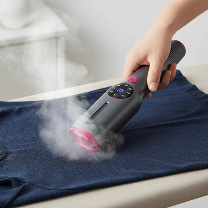 Handheld Steam Iron with Compact Design | Portable Clothes Steamer for Effortless Wrinkle Removal