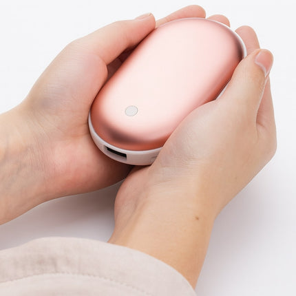 Portable Hand Warmer with Power Bank & Adjustable Heat | Instant Warmth for Cold Weather and Device Charging
