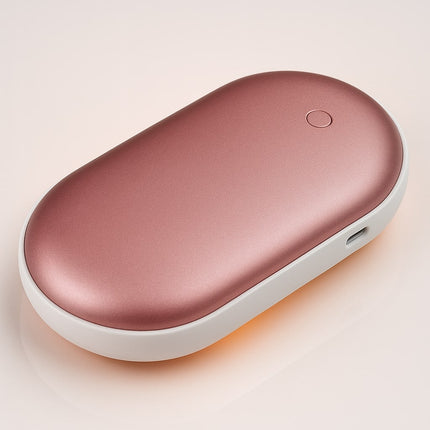 Rechargeable Electric Hand Warmer & Power Bank with Adjustable Heat Levels | Portable Comfort for Cold Weather Activities