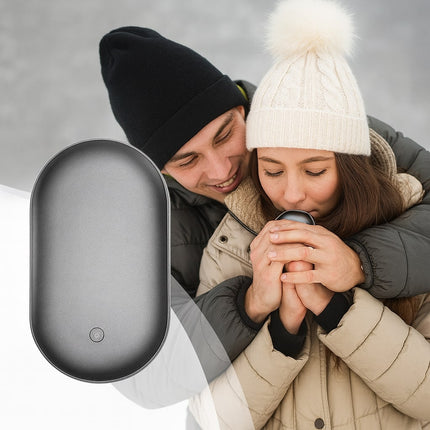Portable Hand Warmer with Power Bank & Adjustable Heat | Instant Warmth for Cold Weather and Device Charging