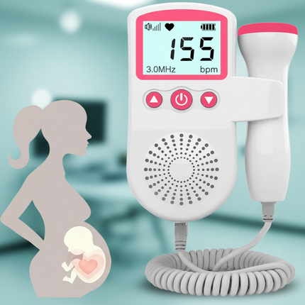 Heart Rate Monitor with Backlit LCD Display & Built-in Speaker | Compact Health Tracking Device for Home Use