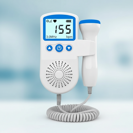 Heart Rate Monitor with Backlit LCD Display & Built-in Speaker | Compact Health Tracking Device for Home Use