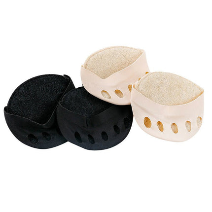Invisible Gel Heel Cushion Pads, Skin Tone and Black, Soft Cushioned Shoe Inserts for Everyday Comfort and Long Days