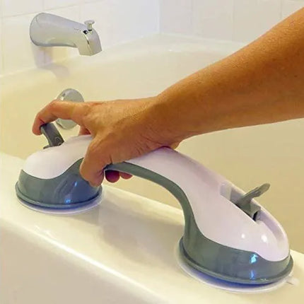 Bathroom Suction Grip Handle, No Drill Non Slip Steadying Grip Assist, Removes Without Damaging Tiles, 4 Colours