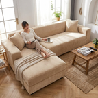 Beige Grey / 1 seat (90 to 140 cm / 35 to 55 in)
