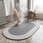Round light grey / 50x80cm (20x32in)