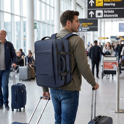 Versatile Business Casual Backpack with Multi-Pocket Design | Stylish & Functional for Daily Commuti
