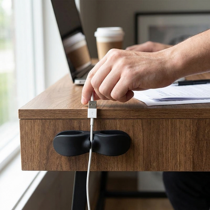 Cord Organizer with Adjustable Slots | Tangle-Free Solution for Neat Spaces