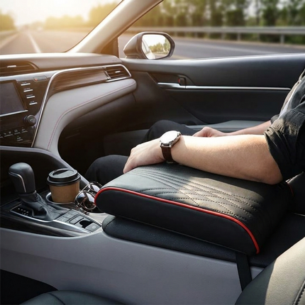 Comfortable Car Armrest Cushion with Soft Memory Foam | Ergonomic Design for Ultimate Support
