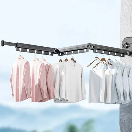 Foldable Suction Cup Drying Rack with Adjustable Arms | Space-Saving Solution for Kitchen and Bathroom