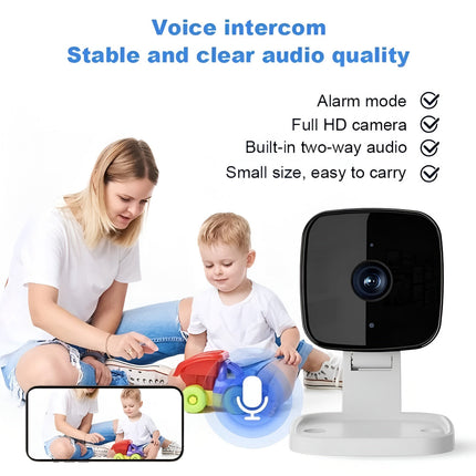 WiFi Security Camera Baby Monitor with 1080P HD Video | Indoor Surveillance for Nursery and Home Monitoring