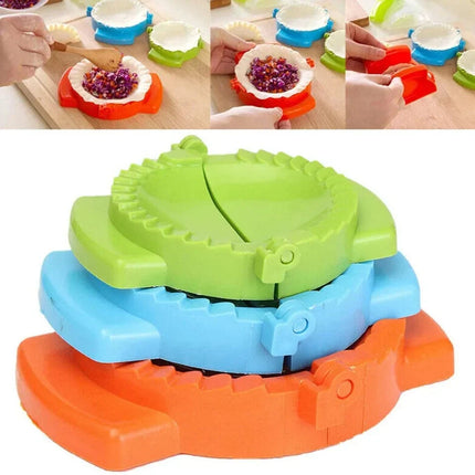 Dumpling Maker Set with Dough Cutter and Sealing Press for Uniform Homemade Dumplings and Potstickers