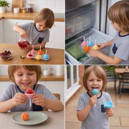 Ice Pop Moulds for Homemade Frozen Treats | Fun Shapes for Kids' Snacks and Family Desserts