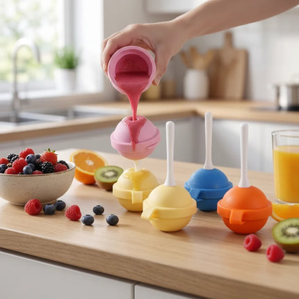 Ice Pop Moulds for Homemade Frozen Treats | Fun Shapes for Kids' Snacks and Family Desserts