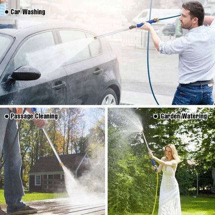 High-Pressure Hose Sprayer Nozzle Attachment with Adjustable Spray Modes | Effortless Cleaning for Cars and Patios