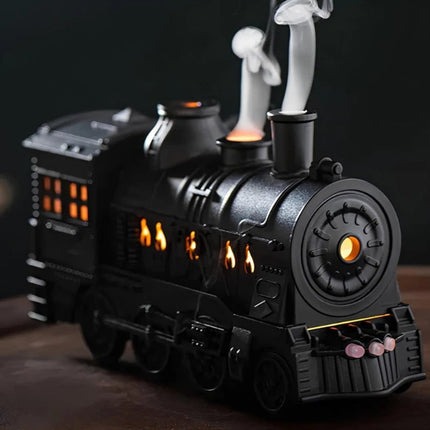 Humidifier Essential Oil Diffuser in Train Design with LED Night Light | 300ml Capacity for Comfortable Air and Ambiance