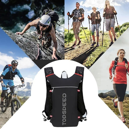 Lightweight Hydration Pack Running Vest with Pockets | 5L Capacity for Trail Running and Fast Hiking
