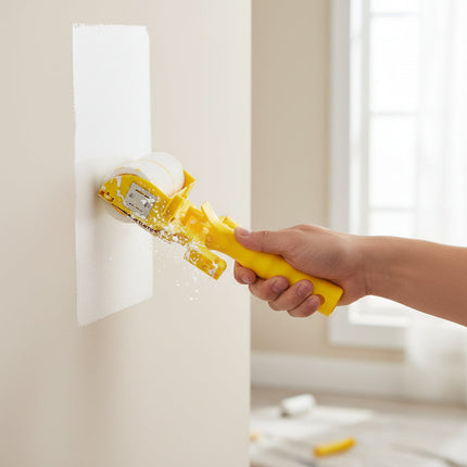 Paint Roller Edger Tool with Built-In Guide for Clean Edges | Faster Painting for Walls and Trim