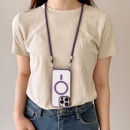 MagSafe Crossbody Case for iPhone with Adjustable Strap | Stylish Protection for Hands-Free Use
