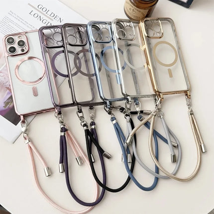 MagSafe Crossbody Case for iPhone with Adjustable Strap | Stylish Protection for Hands-Free Use