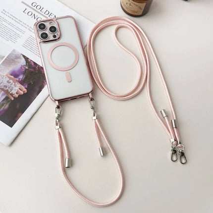 MagSafe Crossbody Case for iPhone with Adjustable Strap | Stylish Protection for Hands-Free Use