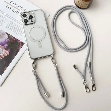 MagSafe Crossbody Case for iPhone with Adjustable Strap | Stylish Protection for Hands-Free Use
