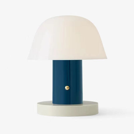 Mushroom Table Lamp with Rechargeable LED Light | Touch Control Dimming for Soft Ambient Atmosphere