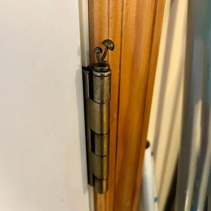 Door Hinge Decoration with Magnetic Base, Hand Painted Door Decor in 13 Designs