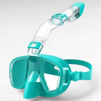 Full Face Snorkeling Mask, Snorkel Mask with Dry Top System and Anti Fog Lens, 180 Degree Panoramic – image 6
