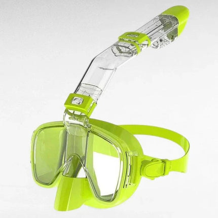 Full Face Snorkeling Mask, 180 Degree Panoramic View Snorkel Gear – image 8