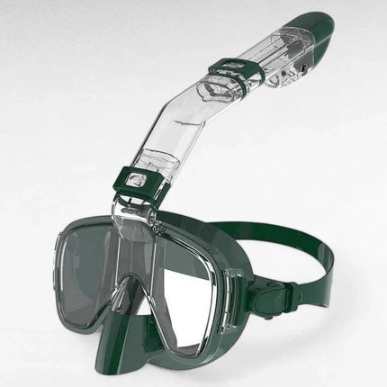 Full Face Snorkeling Mask, 180 Degree Panoramic View Snorkel Gear – image 11