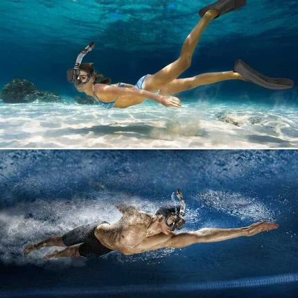 Full Face Snorkeling Mask, 180 Degree Panoramic View Snorkel Gear