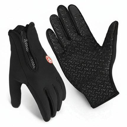 Touchscreen Winter Gloves with Non-Slip Palm Grip | Thermal Windproof Full Finger Design for Cold Weather Comfort