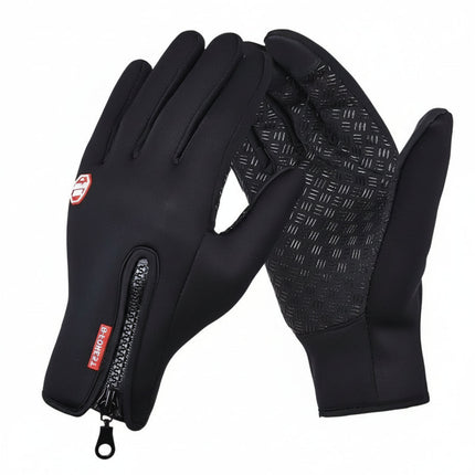 Touchscreen Winter Gloves with Non-Slip Palm Grip | Thermal Windproof Full Finger Design for Cold Weather Comfort