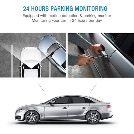 Front and Rear Dash Cam, 1080P Car Dash Camera with 4 in LCD Screen, Hardwired Dashboard Camera with G Sensor_07