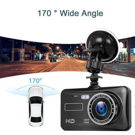 Front and Rear Dash Cam, 1080P Car Dash Camera with 4 in LCD Screen, Hardwired Dashboard Camera with G Sensor_03