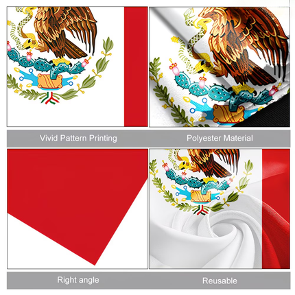 Flag Banner Soccer Cape with Mexico-Inspired Design | Wearable Fan Decor for Game Day Celebrations