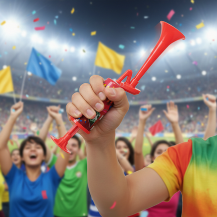 Portable Air Horn with Manual Pump for Loud Alerts | Perfect for Sports Events and Celebrations