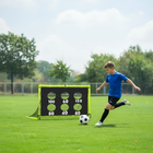 Portable Soccer Goal with Target Net, Foldable Pop Up Soccer Goal for Shooting Practice, Backyard Training Soccer Goal_00