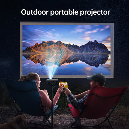 Portable Mini Projector with 1080P Support | Compact Home Theater for Movies and Gaming