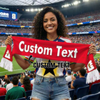 Soccer Scarf, Custom Scarf with Personalized Text, Mexico Flag Fan Scarf for Game Day, Soccer Accessories and Gifts_00
