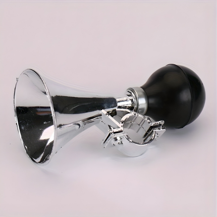 Loud Bike Air Horn with Manual Pump for Safety Alerts | Easy Handlebar Installation for Cycling Security