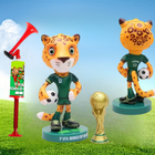 World Cup Air Horn Set for Events, World Cup Mascot Figurine with Cheering Megaphone, Handheld Megaphone for Fans_00