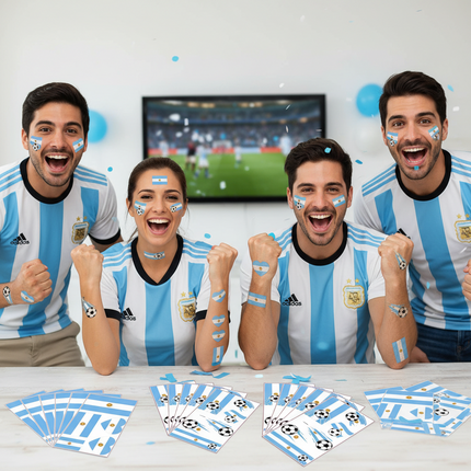 Temporary Tattoos for Face, Waterproof Temporary Tattoo Stickers for Sports Fans, Water Transfer Tattoo Sheets_01