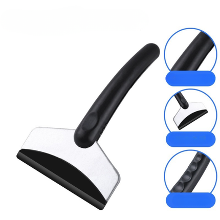 Ice Scraper Tool for Car Windows with Adjustable Handle | Fast Ice Removal and Built-in LED Light for Winter Use