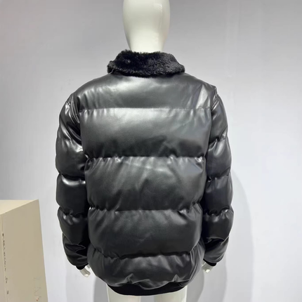 High Collar Puffer Jacket with Quilted Design | Warm Outerwear for Everyday Wear and Commuting