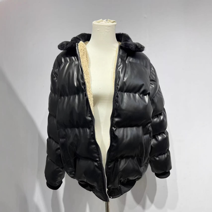 High Collar Puffer Jacket with Quilted Design | Warm Outerwear for Everyday Wear and Commuting