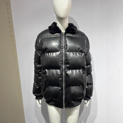 High Collar Puffer Jacket with Quilted Design | Warm Outerwear for Everyday Wear and Commuting